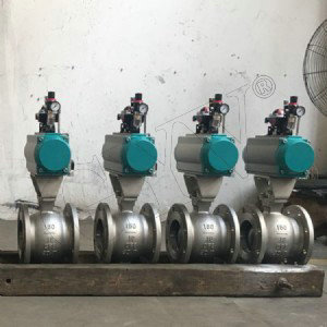 氣動(dòng)V型調節球閥